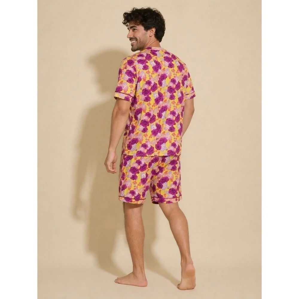 Luxury Cosabella‎ Men's Floral Lounge & Pajama Set Size M